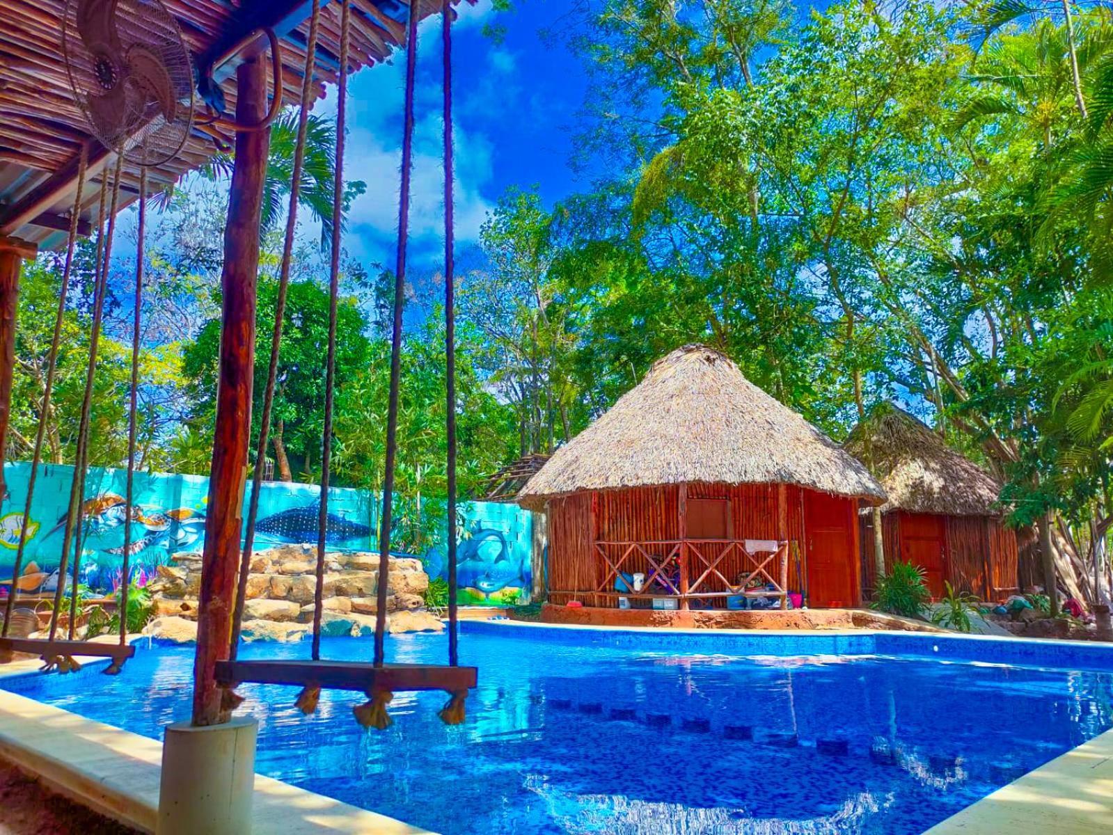 Hotel Bambus Felipe Carrillo Puerto Buitenkant foto