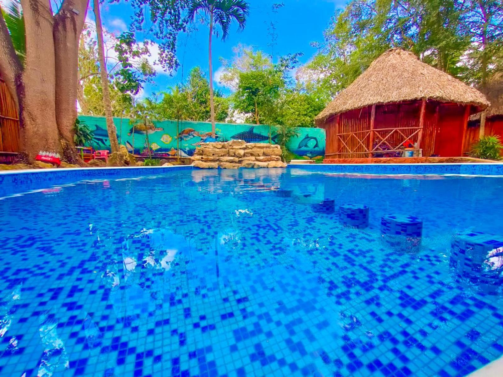 Hotel Bambus Felipe Carrillo Puerto Buitenkant foto